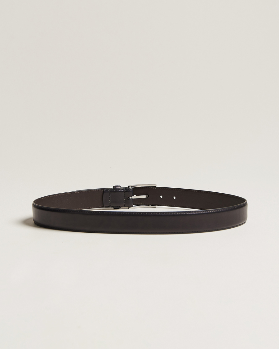 Herre | Tilbehør | Loake 1880 | Philip Leather Belt Black