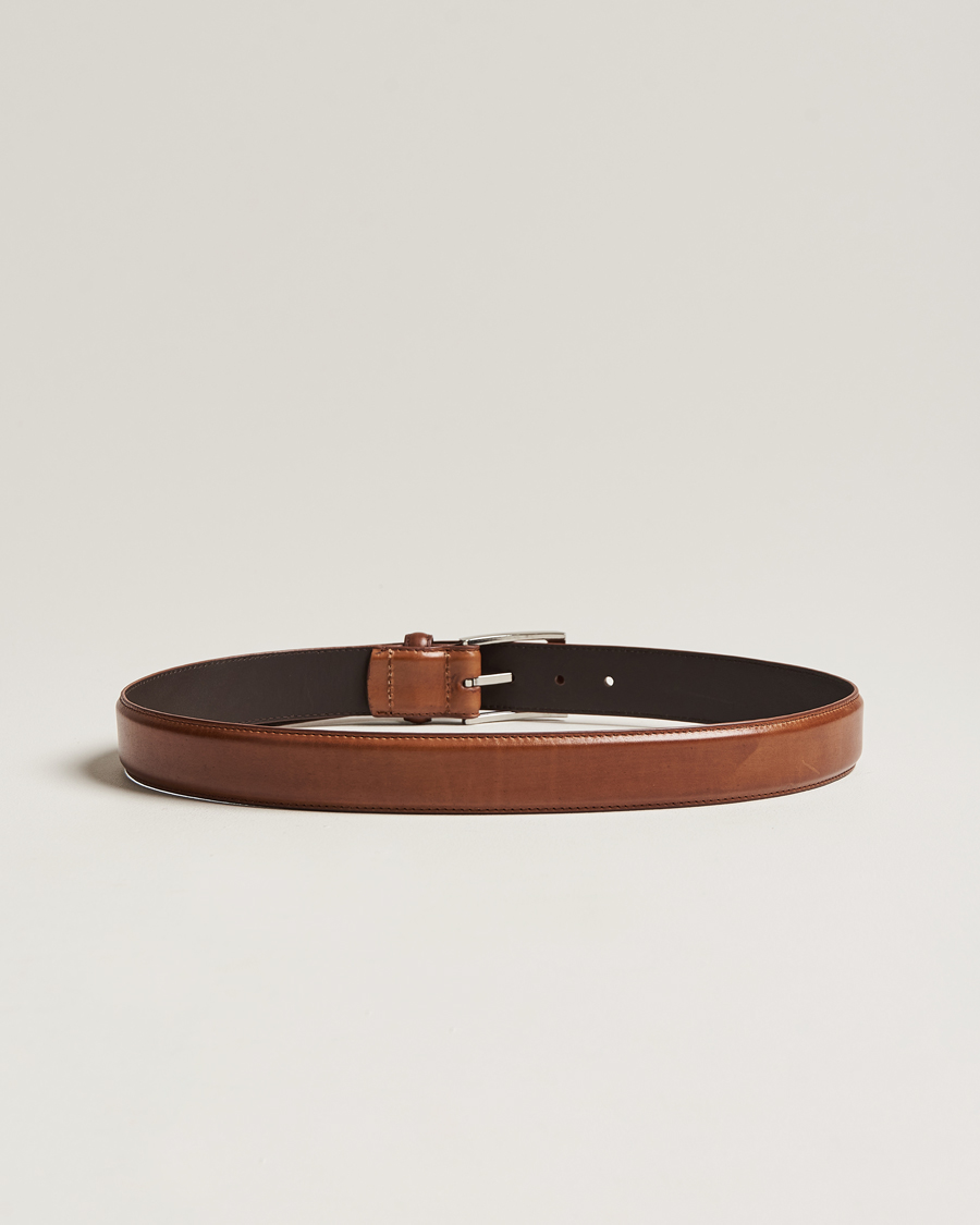 Herre | Best of British | Loake 1880 | Philip Leather Belt Cedar