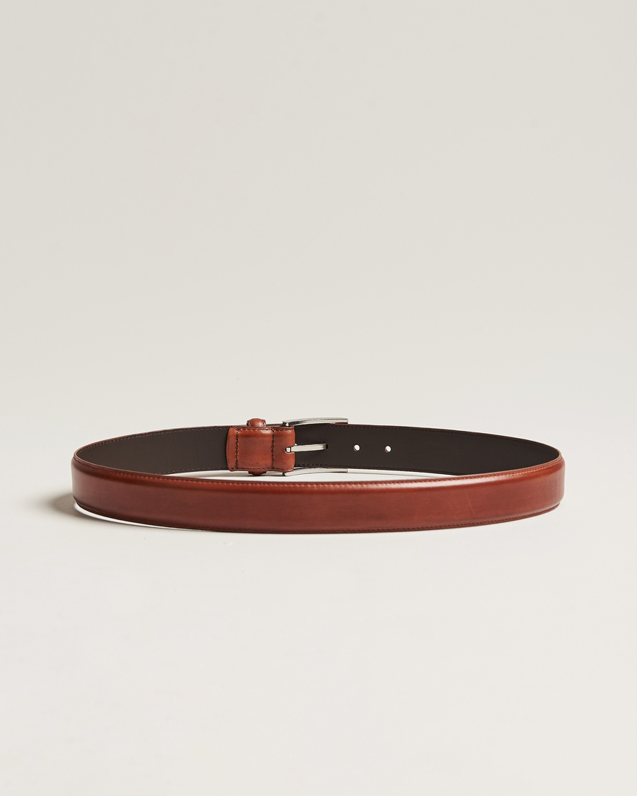Herre | Bælter | Loake Shoemakers | Philip Leather Belt Mahogany