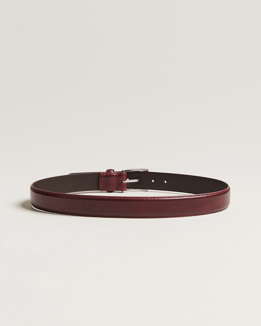 Herre | Bælter | Loake Shoemakers | Philip Leather Belt Burgundy
