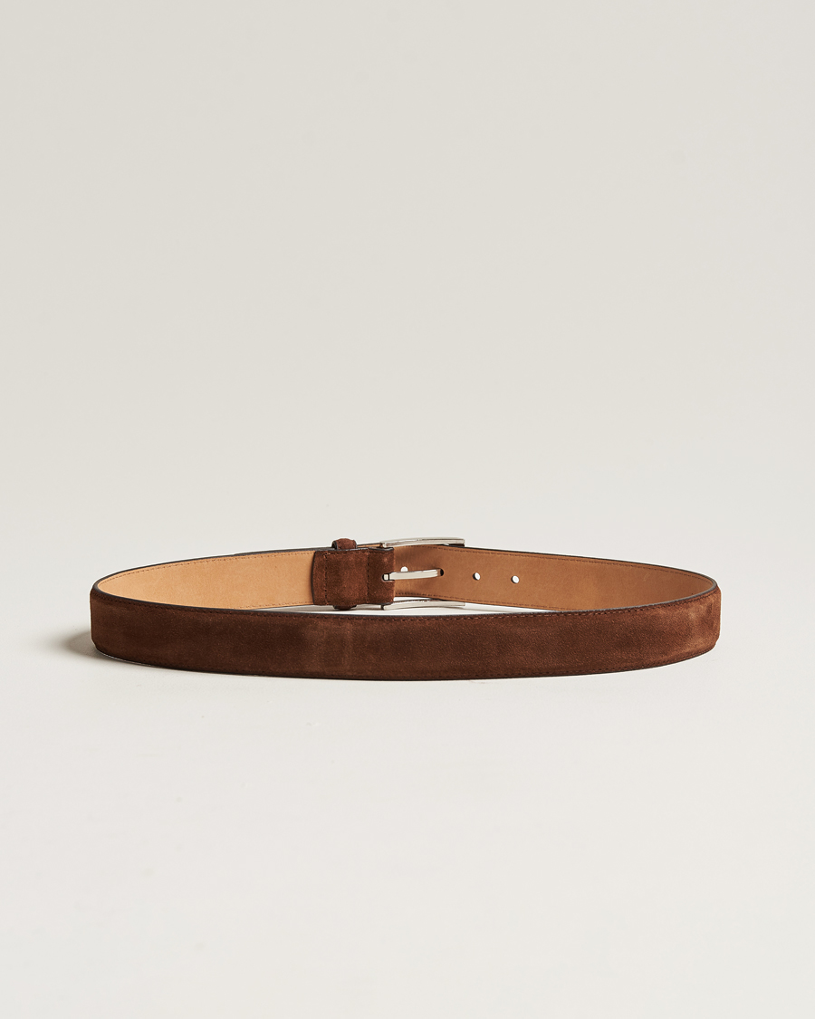 Herre | Bælter | Loake 1880 | William Suede Belt Brown