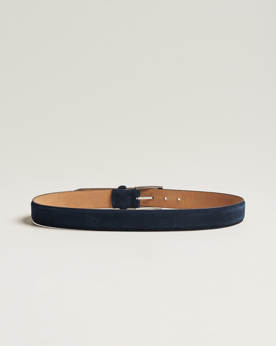 Herre | Bælter | Loake Shoemakers | William Suede Belt Navy