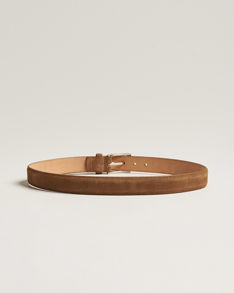 Herre | Bælter | Loake Shoemakers | William Suede Belt Tan