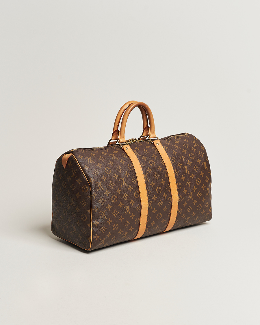 Herre | Louis Vuitton Pre-Owned Keepall 45 Bag Monogram | Louis Vuitton Pre-Owned | Keepall 45 Bag Monogram