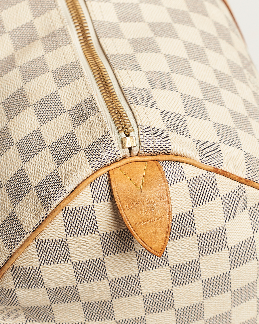Herre | Louis Vuitton Pre-Owned Keepall 50 Bag Damier Azur | Louis Vuitton Pre-Owned | Keepall 50 Bag Damier Azur
