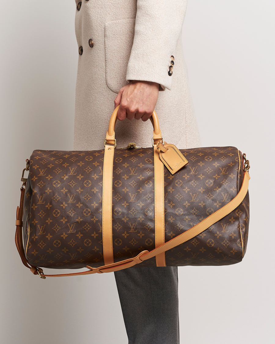 Herre | Louis Vuitton Pre-Owned Keepall Bandoulière 55 Monogram | Louis Vuitton Pre-Owned | Keepall Bandoulière 55 Monogram