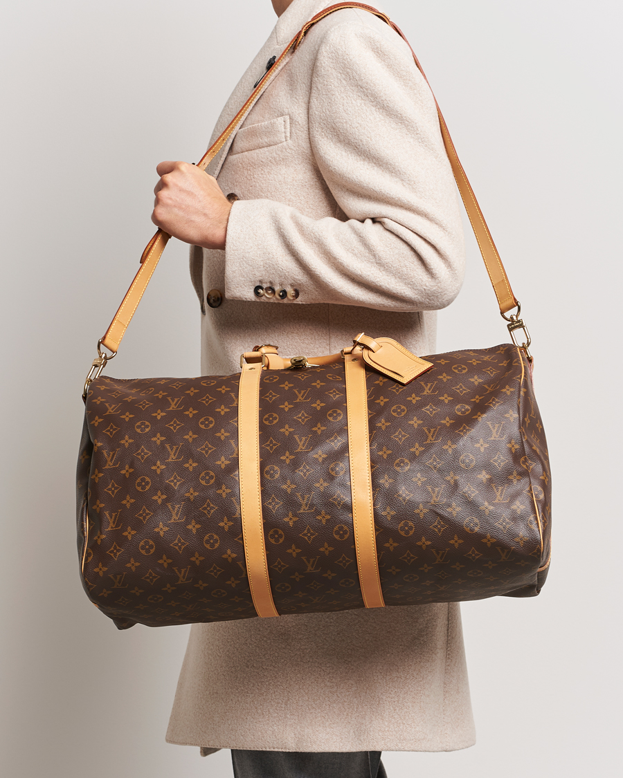 Herre | Louis Vuitton Pre-Owned Keepall Bandoulière 55 Monogram | Louis Vuitton Pre-Owned | Keepall Bandoulière 55 Monogram