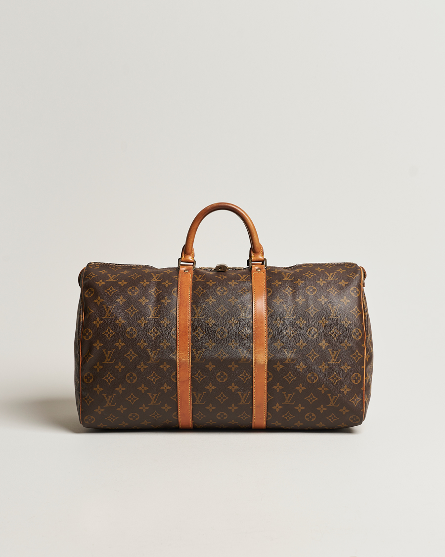 Herre | Louis Vuitton Pre-Owned Keepall 50 Bag Monogram | Louis Vuitton Pre-Owned | Keepall 50 Bag Monogram