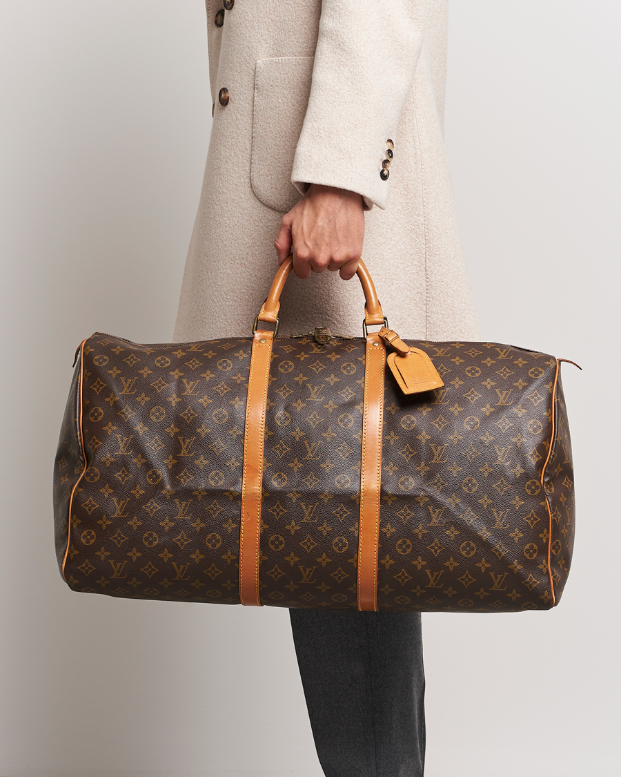 Herre | Louis Vuitton Pre-Owned Keepall 60 Bag Monogram | Louis Vuitton Pre-Owned | Keepall 60 Bag Monogram