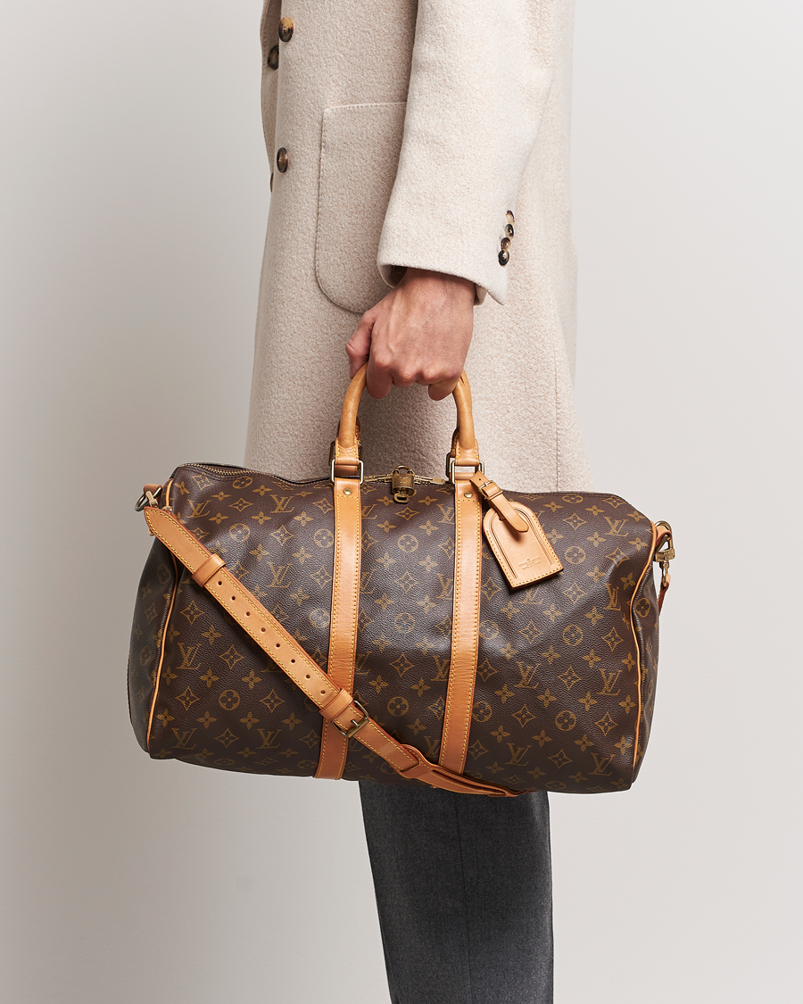 Herre | Louis Vuitton Pre-Owned Keepall Bandoulière 45 Monogram | Louis Vuitton Pre-Owned | Keepall Bandoulière 45 Monogram
