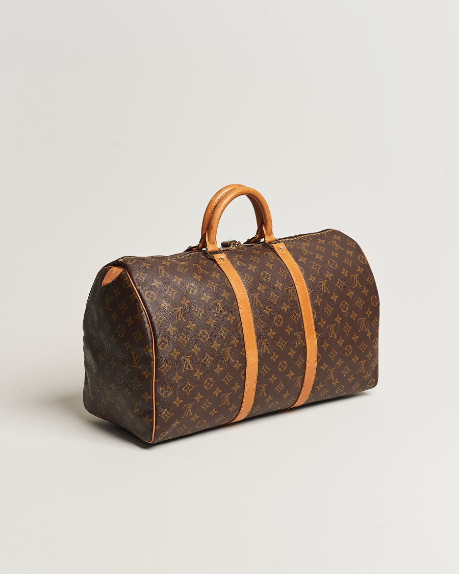 Herre | Louis Vuitton Pre-Owned Keepall 50 Bag Monogram | Louis Vuitton Pre-Owned | Keepall 50 Bag Monogram