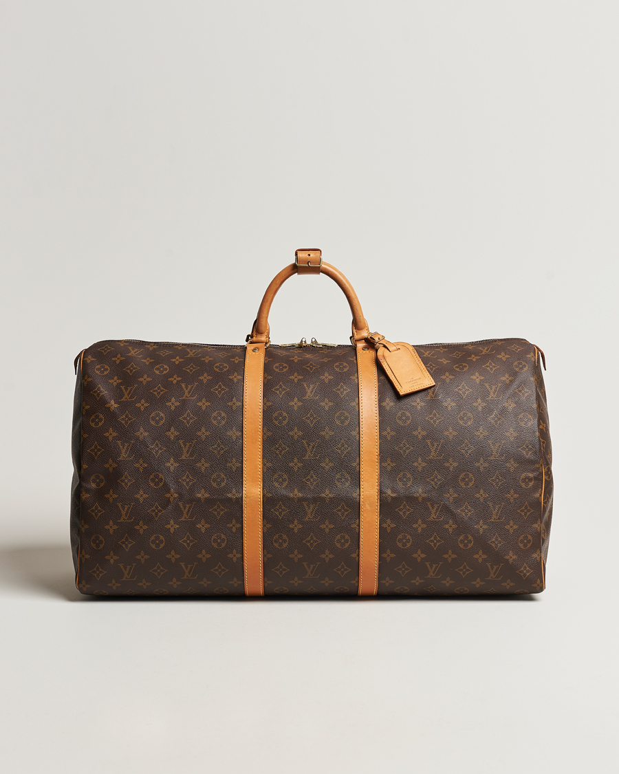 Herre | Louis Vuitton Pre-Owned Keepall 60 Bag Monogram | Louis Vuitton Pre-Owned | Keepall 60 Bag Monogram
