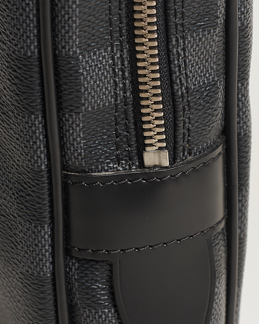 Herre | Louis Vuitton Pre-Owned Porte-Documents Voyager Briefcase Damier Graphite | Louis Vuitton Pre-Owned | Porte-Documents Voyager Briefcase Damier Graphite