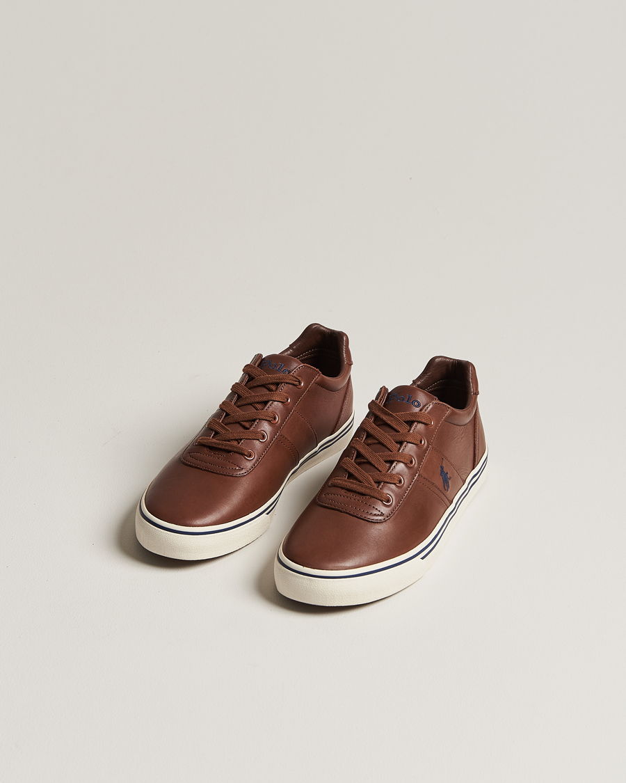 Herre | Polo Ralph Lauren Hanford Leather Sneaker Tan | Polo Ralph Lauren | Hanford Leather Sneaker Tan