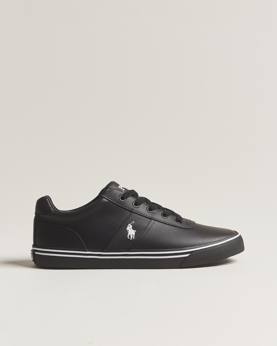 Herre | Polo Ralph Lauren Hanford Leather Sneaker Black | Polo Ralph Lauren | Hanford Leather Sneaker Black