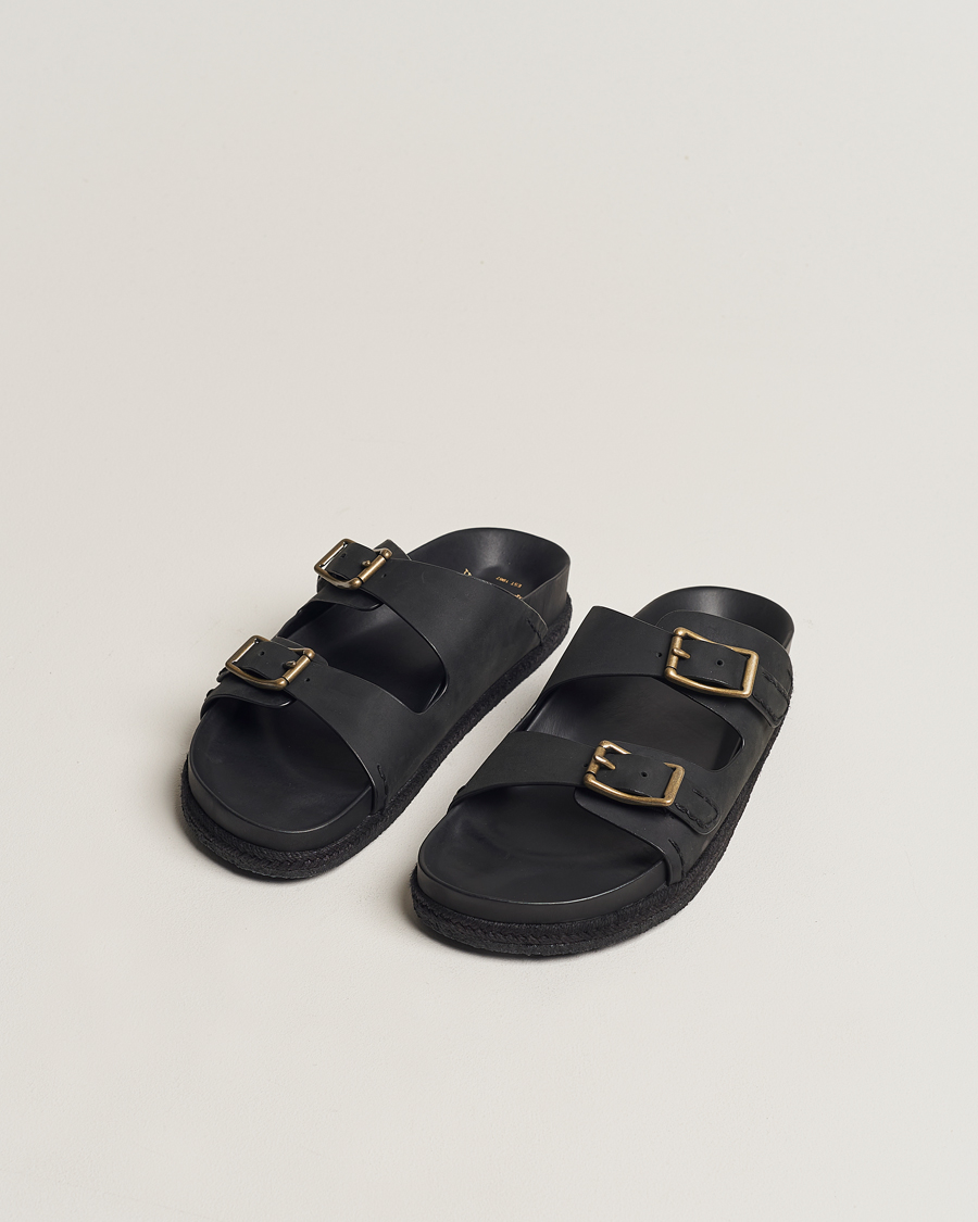 Men | Shoes | Polo Ralph Lauren | Turbach Leather Sandals Black