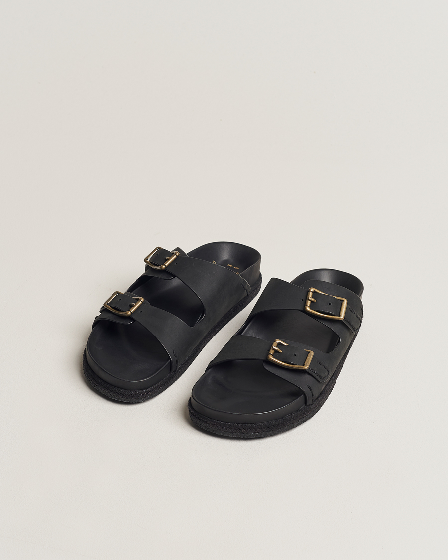 Herre | Polo Ralph Lauren Turbach Leather Sandals Black | Polo Ralph Lauren | Turbach Leather Sandals Black