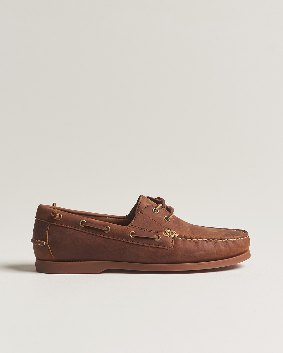 Herre | Polo Ralph Lauren Merton Leather Boat Shoe Deep Saddle | Polo Ralph Lauren | Merton Leather Boat Shoe Deep Saddle
