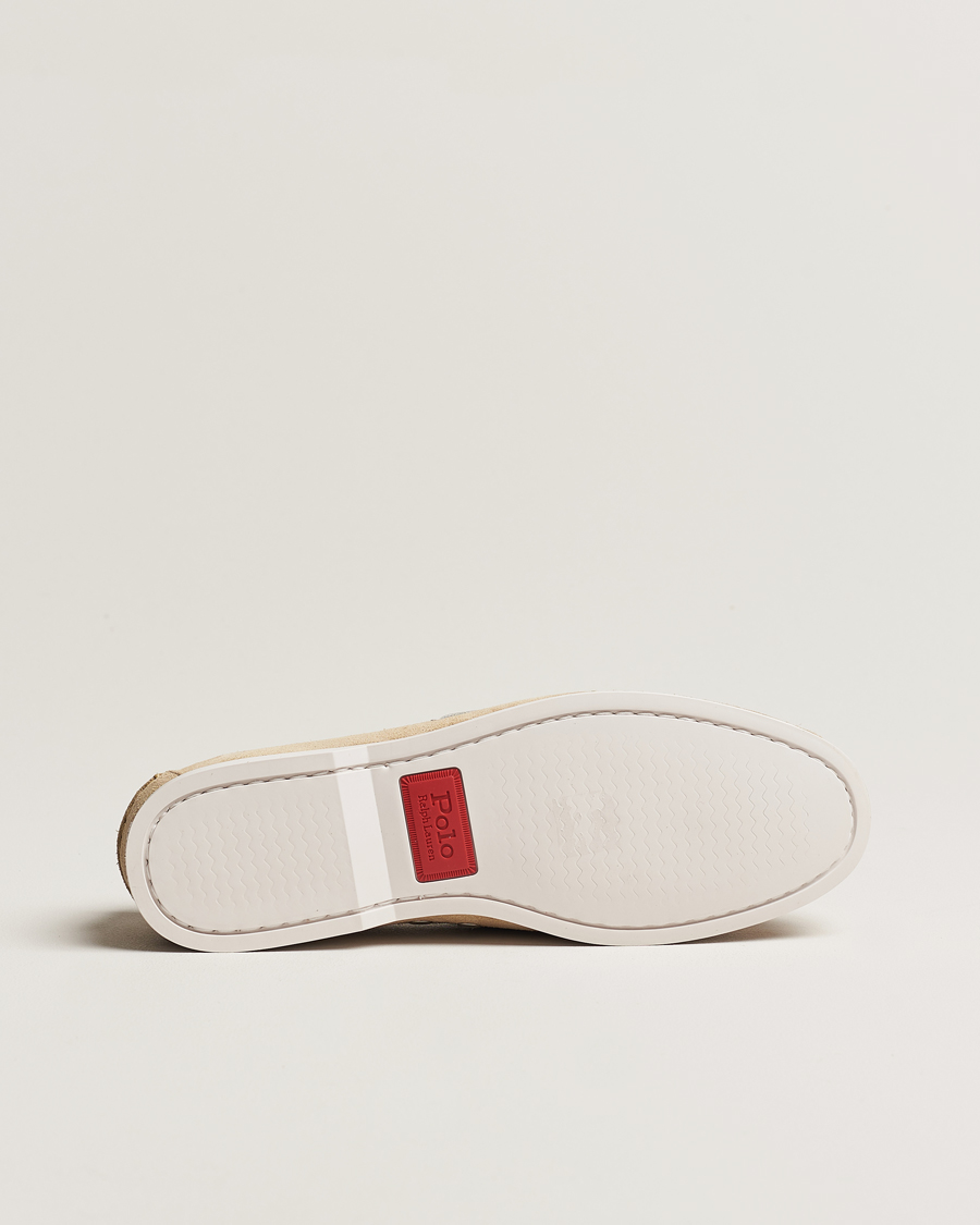 Herre | Polo Ralph Lauren Merton Suede Boat Shoe Bone | Polo Ralph Lauren | Merton Suede Boat Shoe Bone