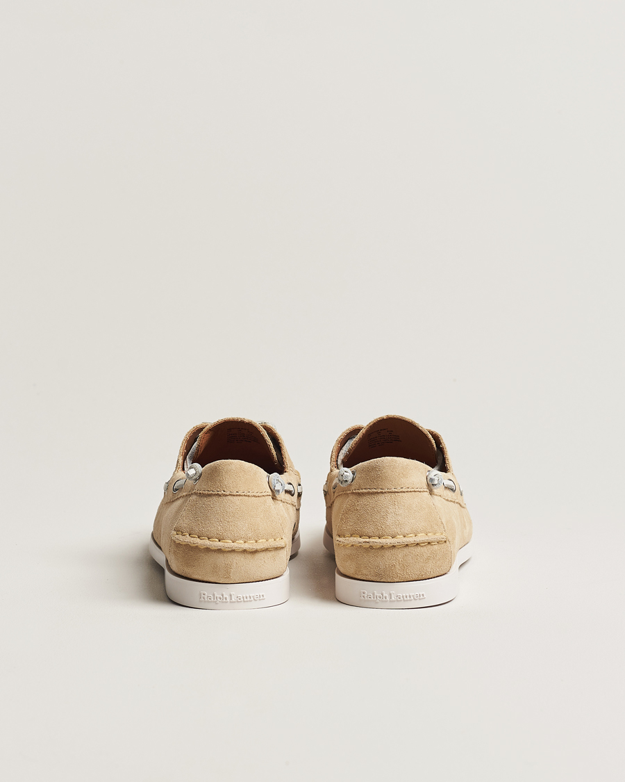 Herre | Polo Ralph Lauren Merton Suede Boat Shoe Bone | Polo Ralph Lauren | Merton Suede Boat Shoe Bone