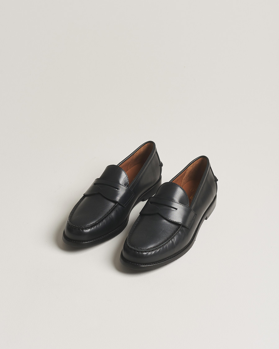 Herre | Preppy Authentic | Polo Ralph Lauren | Leather Penny Loafer  Black