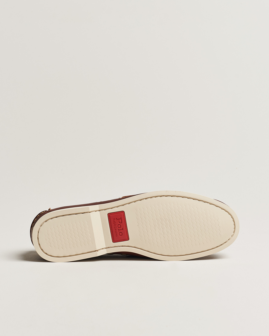 Herre | Sejlersko | Polo Ralph Lauren | Merton Leather Boat Shoe Tan