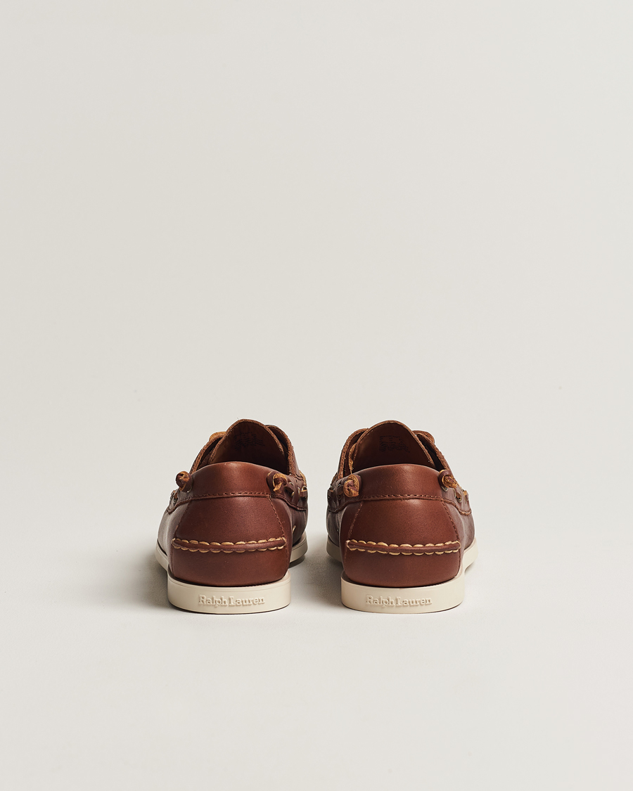Herre | Sejlersko | Polo Ralph Lauren | Merton Leather Boat Shoe Tan