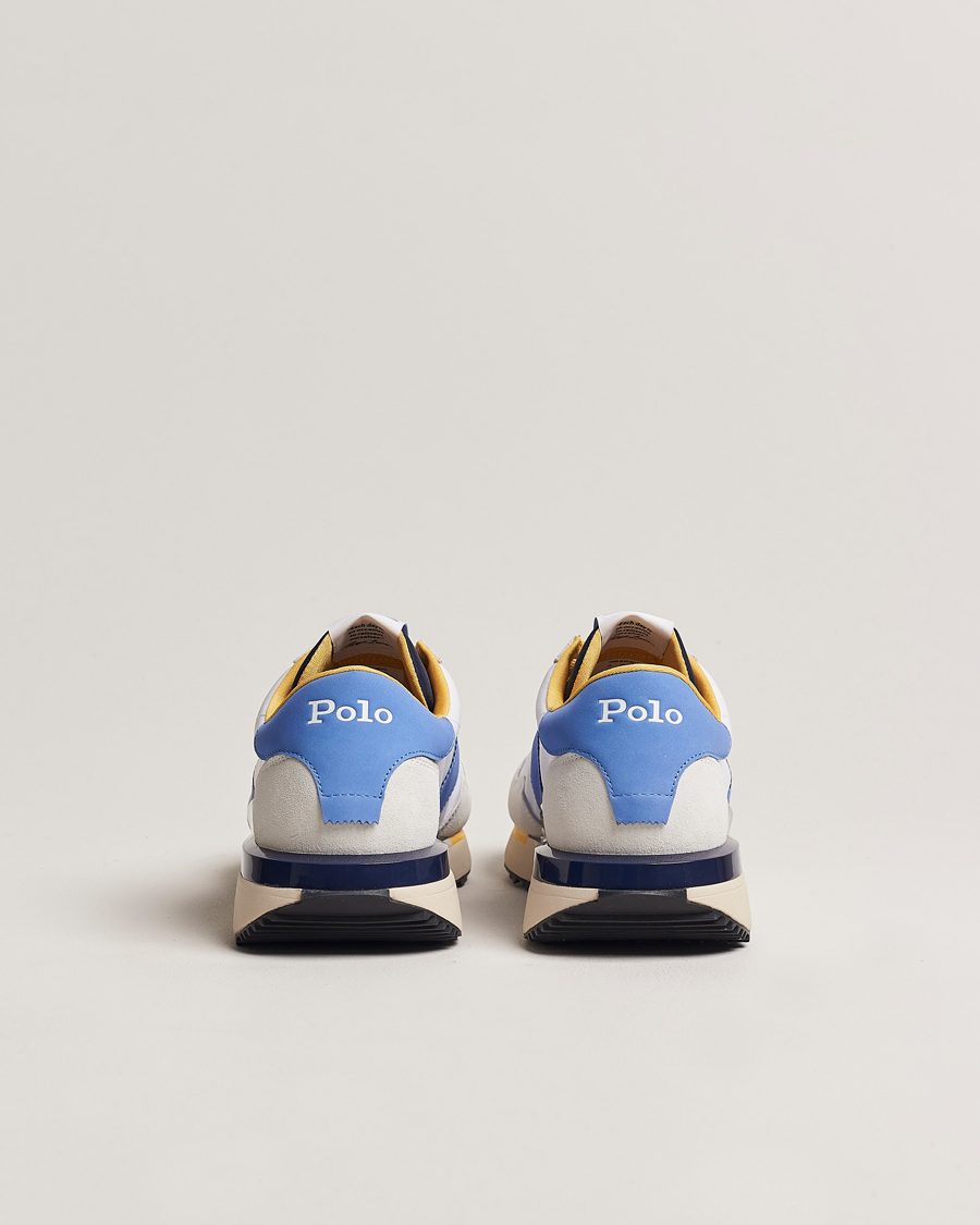 Herre | Polo Ralph Lauren Train 89 Running Sneaker White/Blue/Yellow | Polo Ralph Lauren | Train 89 Running Sneaker White/Blue/Yellow