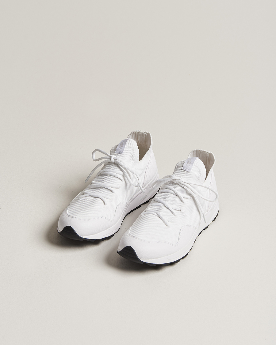 Herre | Preppy Authentic | Polo Ralph Lauren | Trackster 200II Sneaker Mesh/Leather White