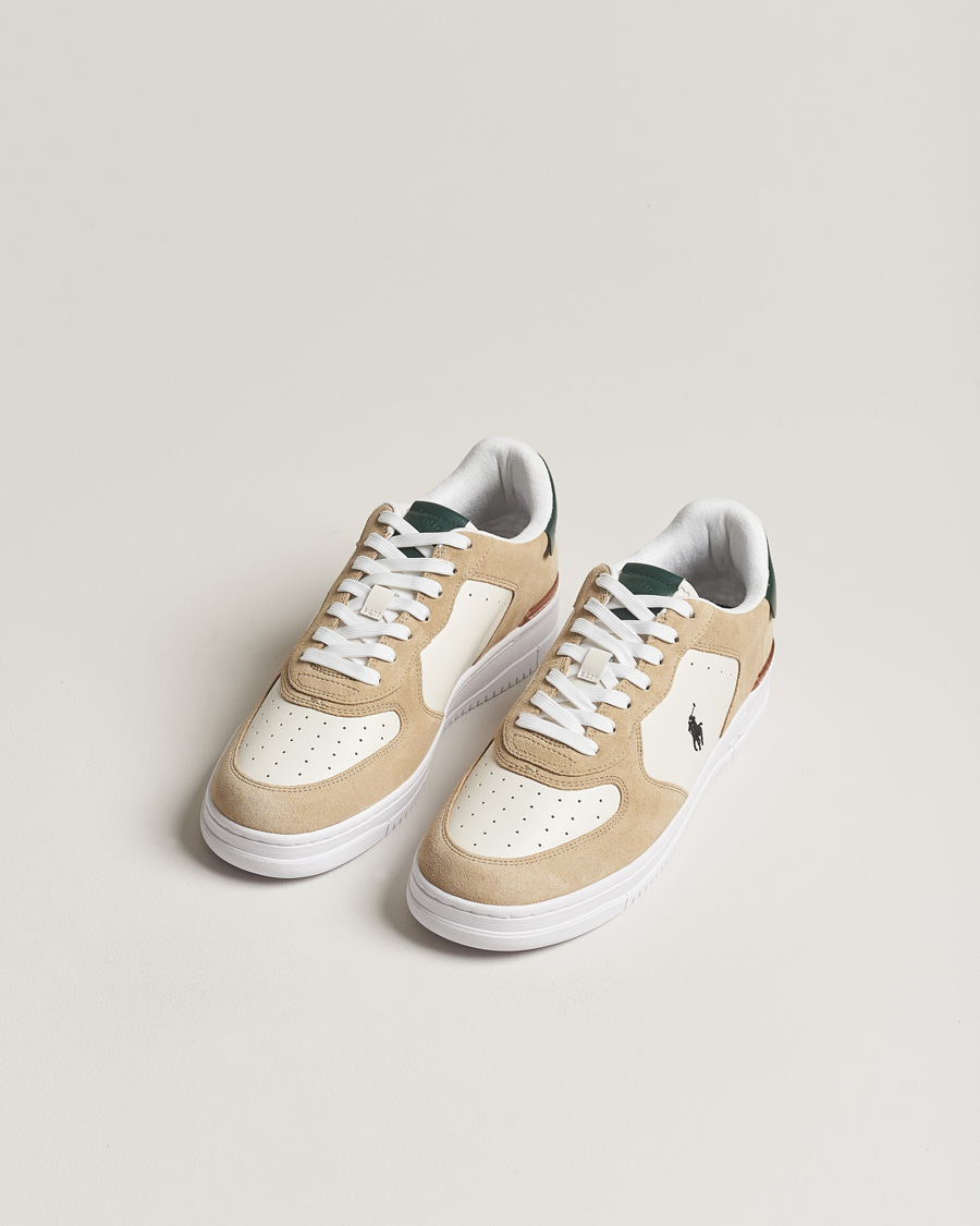 Herre | Sneakers | Polo Ralph Lauren | Masters Court Leather/Suede Sneaker White
