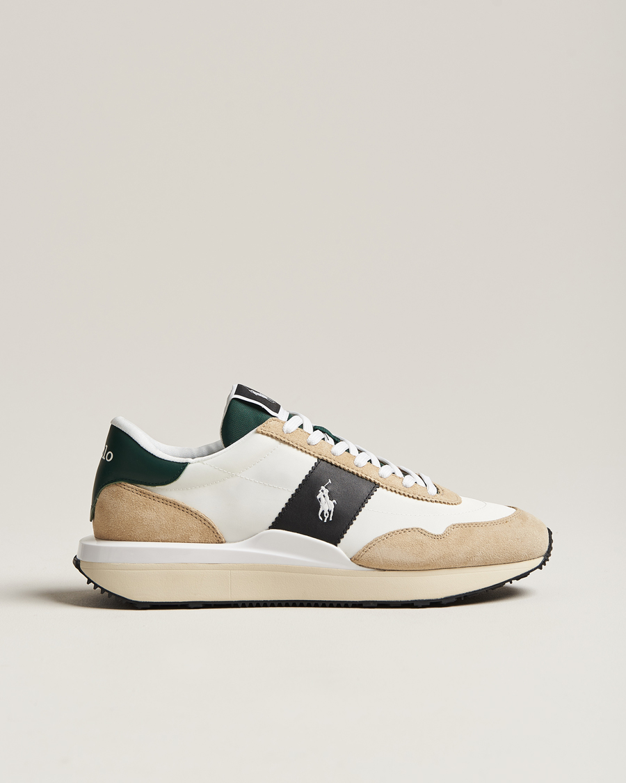 Herre | Polo Ralph Lauren Train 89 Running Sneaker Suede/Mesh White | Polo Ralph Lauren | Train 89 Running Sneaker Suede/Mesh White
