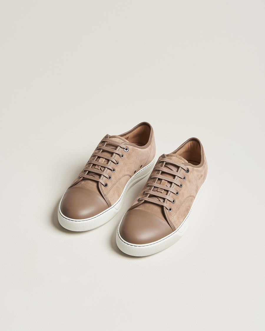 Herre | Gaver til særlige lejligheder | Lanvin | Nappa Cap Toe Sneaker Beige