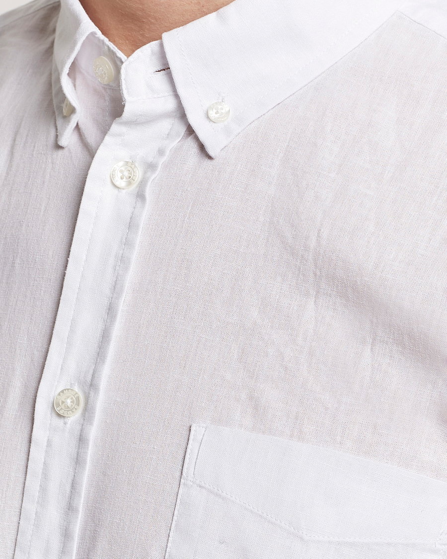 Herre | Skjorter | Samsøe Samsøe | Liam Linen/Cotton Shirt White