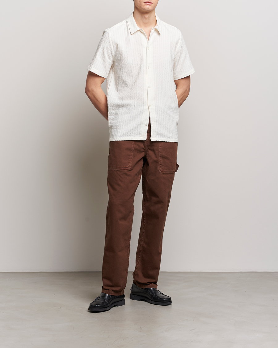 Herre | Skjorter | Samsøe Samsøe | Avan Structured Short Sleeve Shirt White