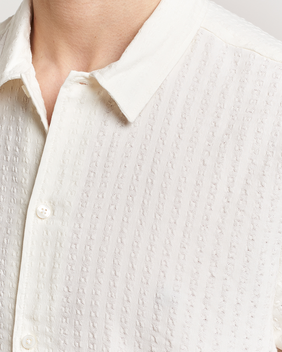 Herre | Skjorter | Samsøe Samsøe | Avan Structured Short Sleeve Shirt White