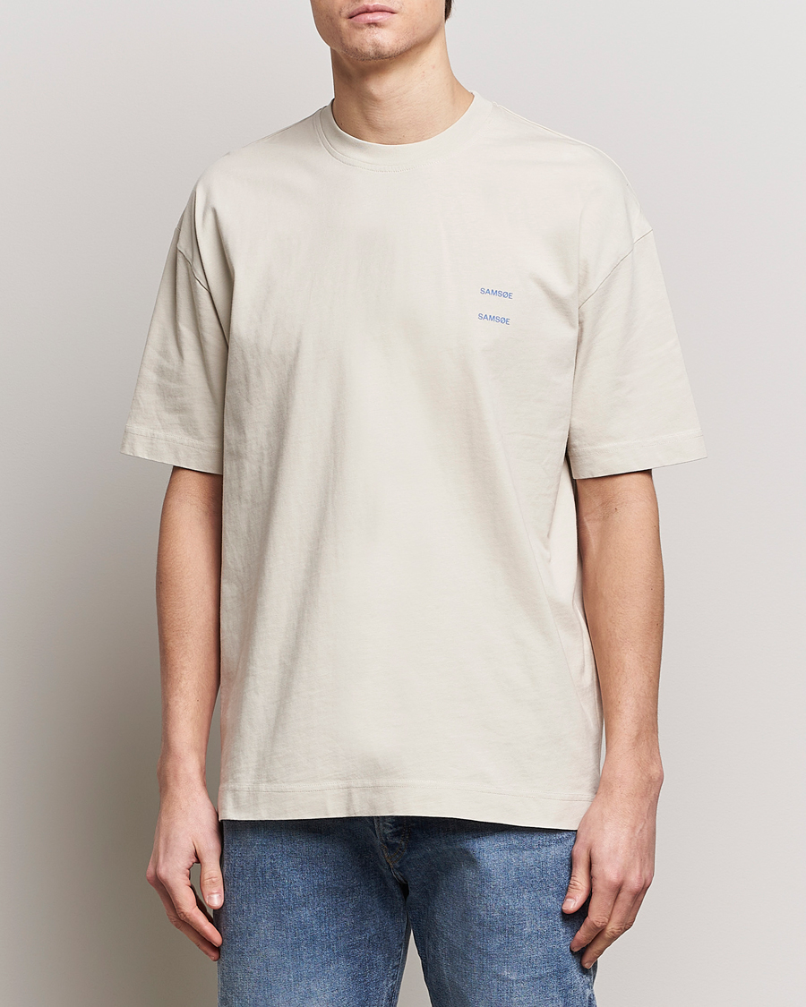 Herre | Klær | Samsøe Samsøe | Joel Organic Cotton T-Shirt Moonstruck