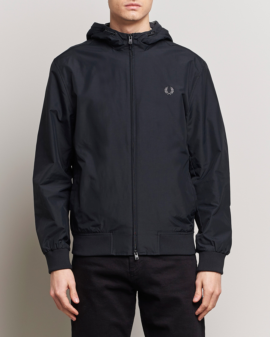 Herre | Afdelinger | Fred Perry | Brentham Hooded Jacket Black