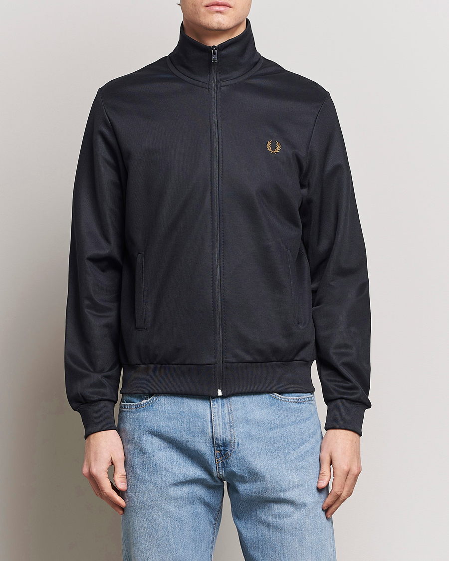 Herr | Full-zip | Fred Perry | Track Jacket Navy