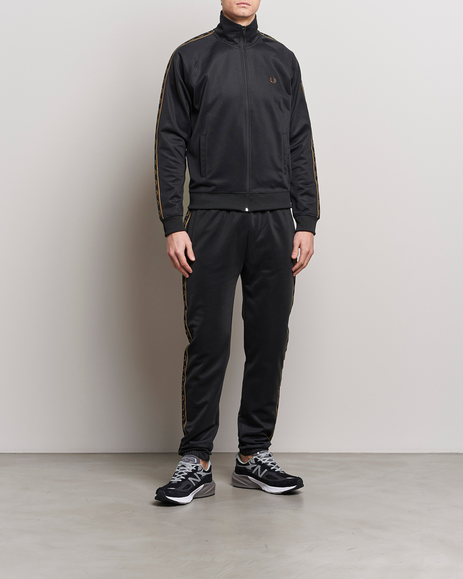 Herre | Trøjer | Fred Perry | Taped Track Jacket Black