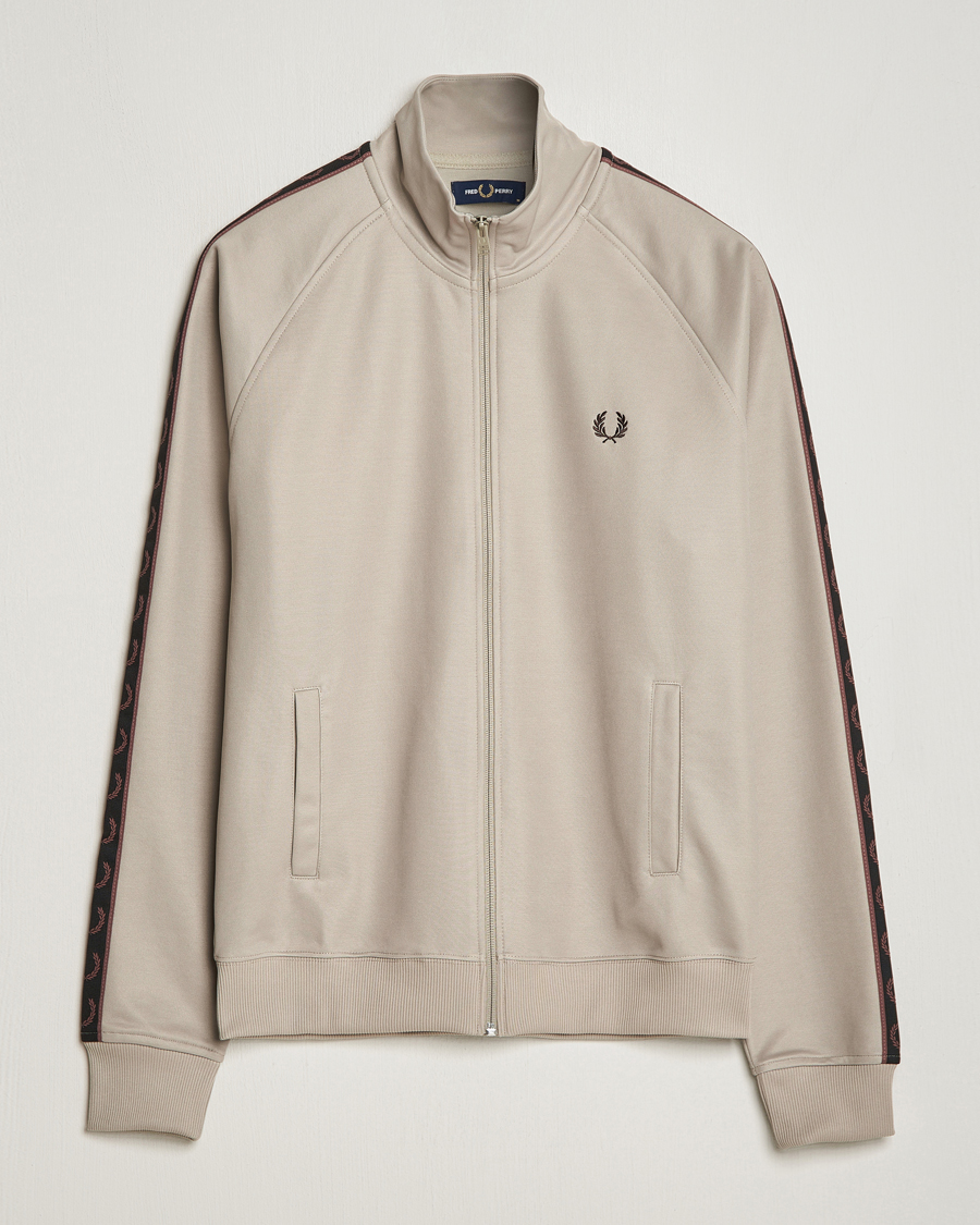Herre |  | Fred Perry | Taped Track Jacket Warm Grey