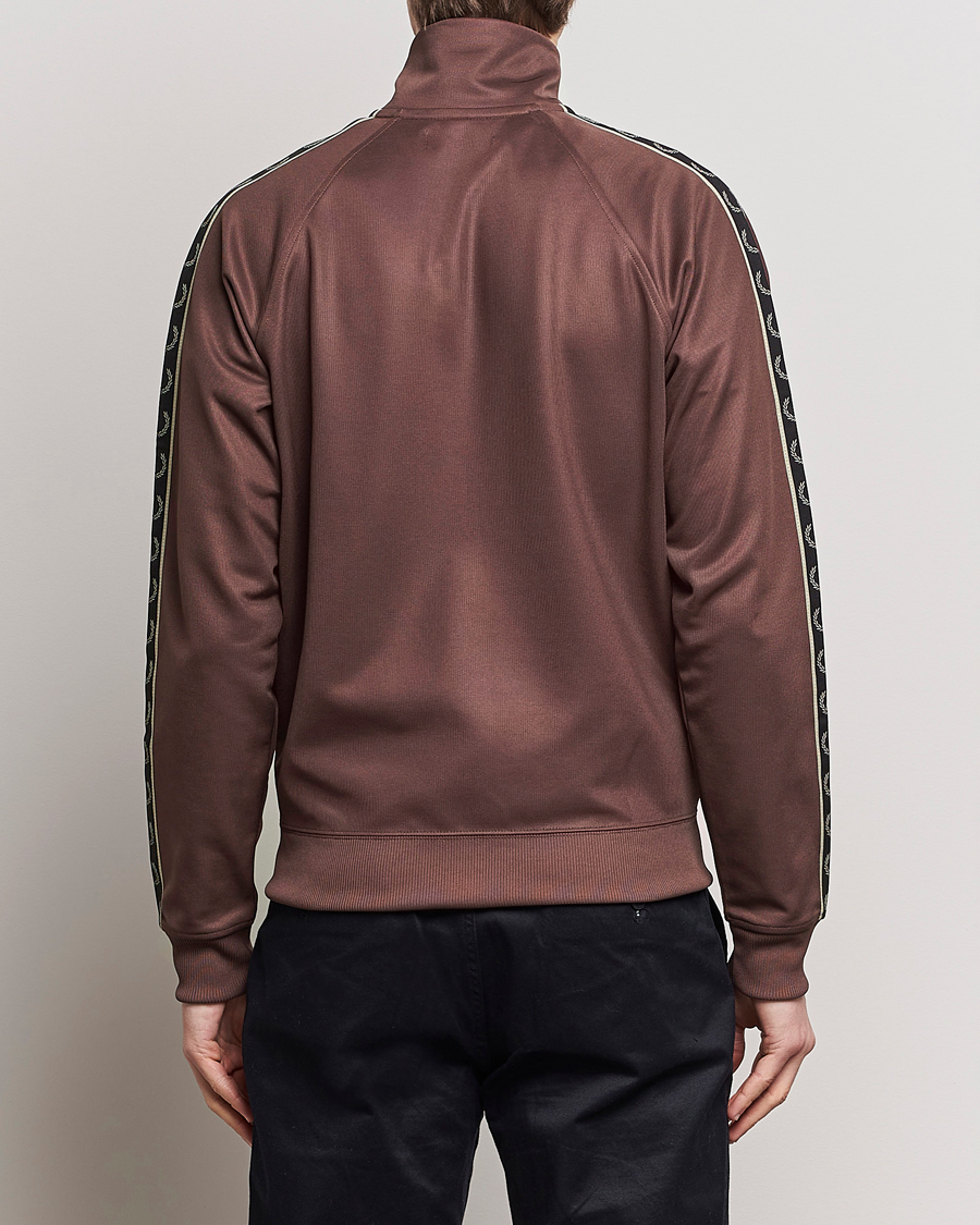 Herre | Trøjer | Fred Perry | Taped Track Jacket Brick Red