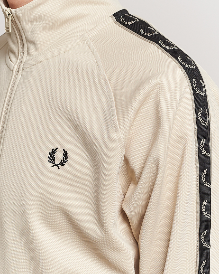 Herre | Trøjer | Fred Perry | Taped Track Jacket Oatmeal