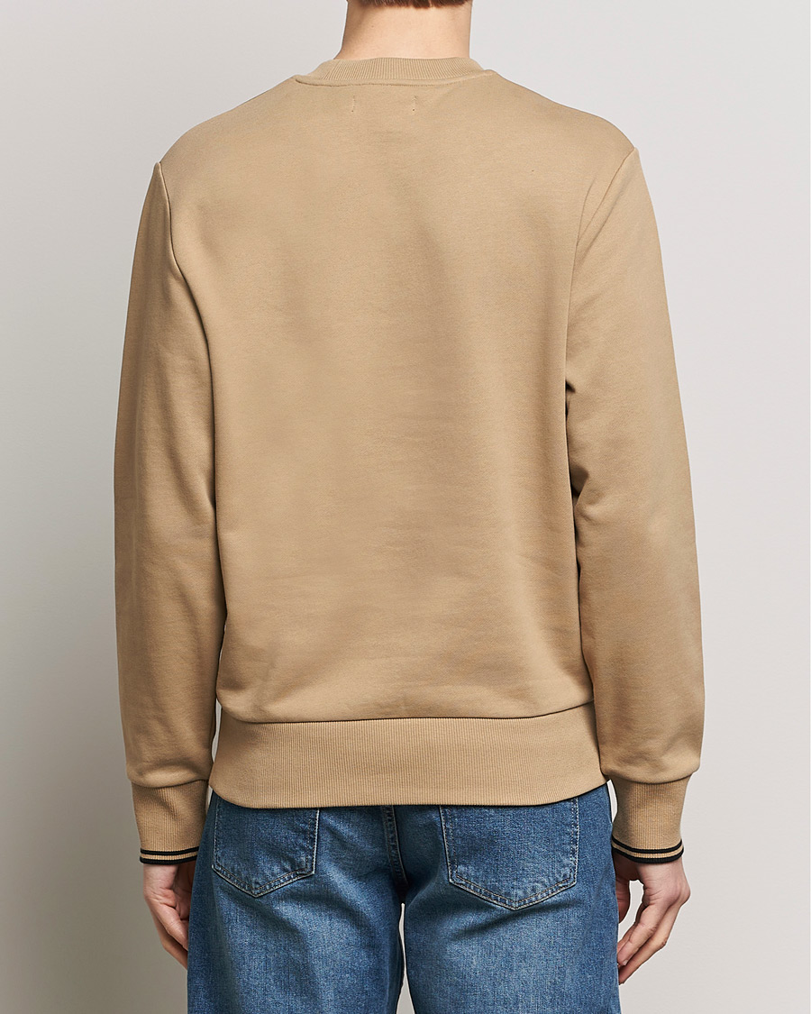 Herre | Trøjer | Fred Perry | Crew Neck Sweatshirt Warm Grey