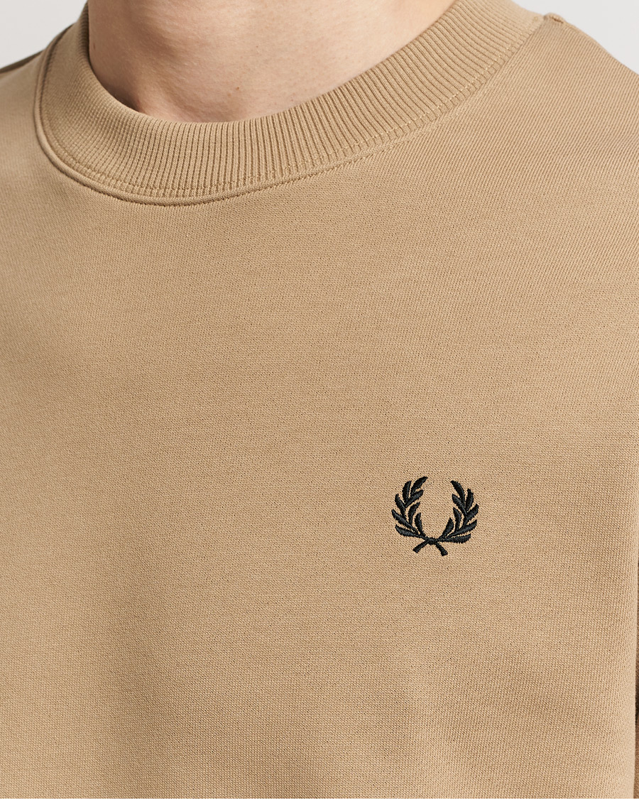 Herre | Trøjer | Fred Perry | Crew Neck Sweatshirt Warm Grey