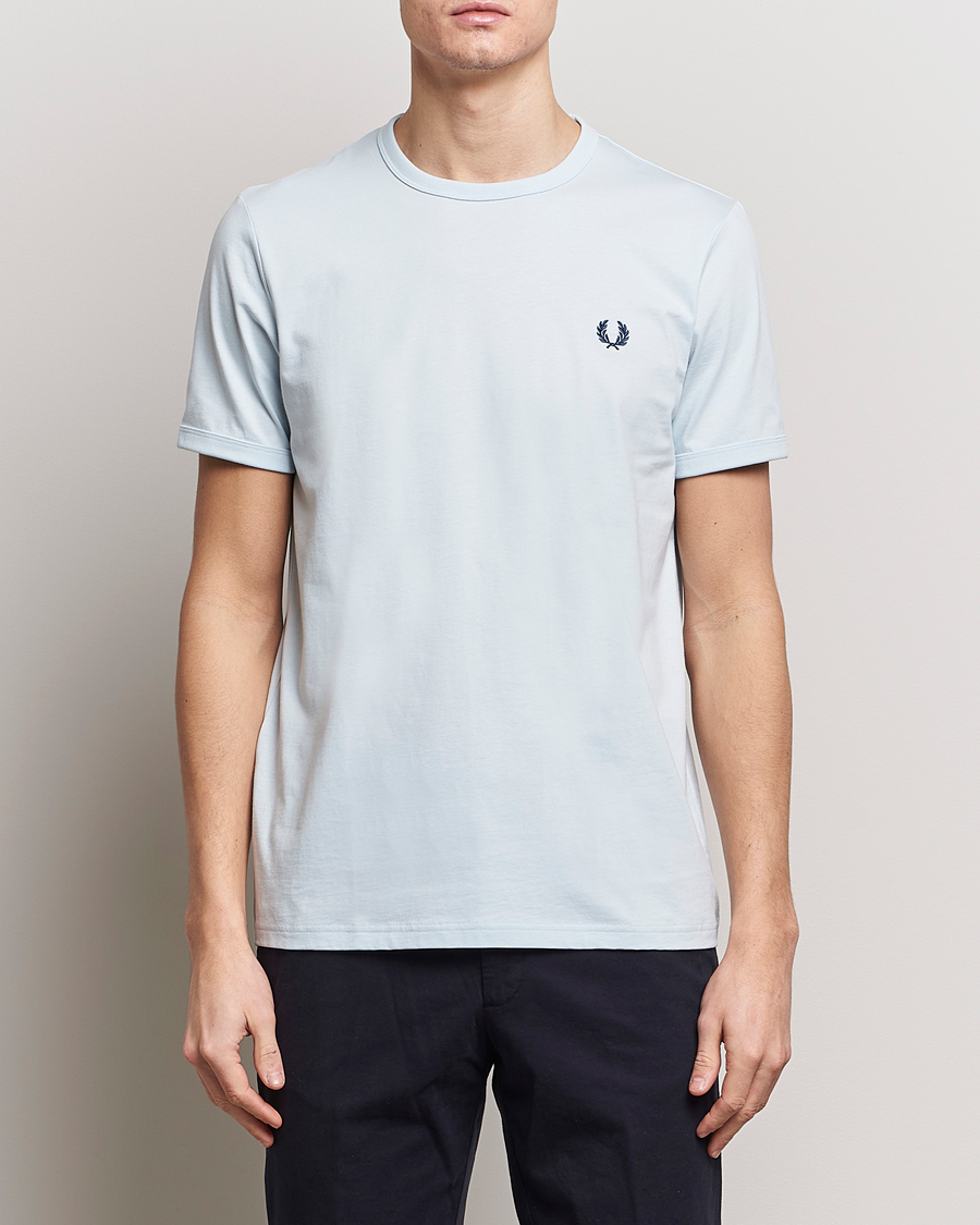 Herre | Afdelinger | Fred Perry | Ringer T-Shirt Light Ice