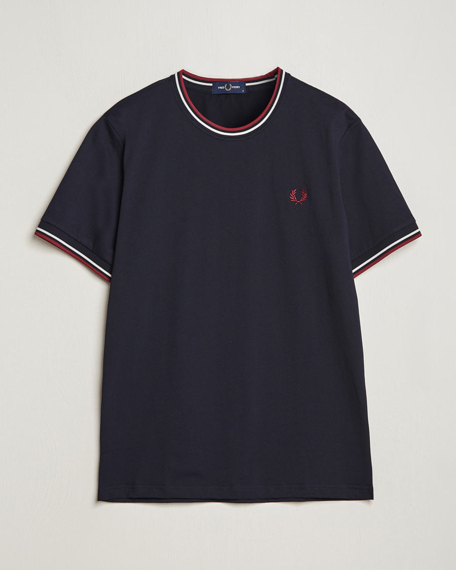 Herre | T-Shirts | Fred Perry | Twin Tipped T-Shirt Navy