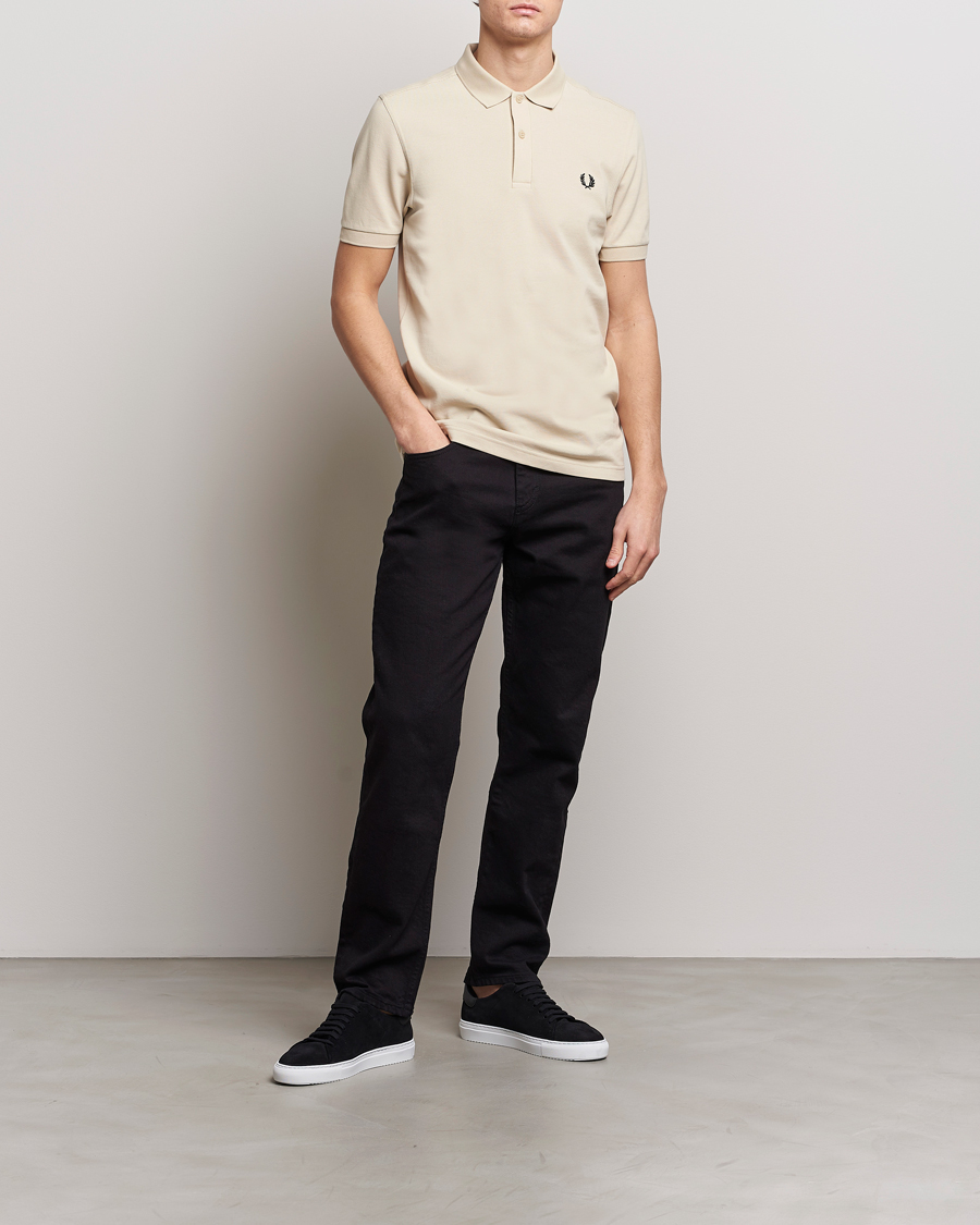 Herre | Polotrøjer | Fred Perry | Plain Polo Shirt Oatmeal