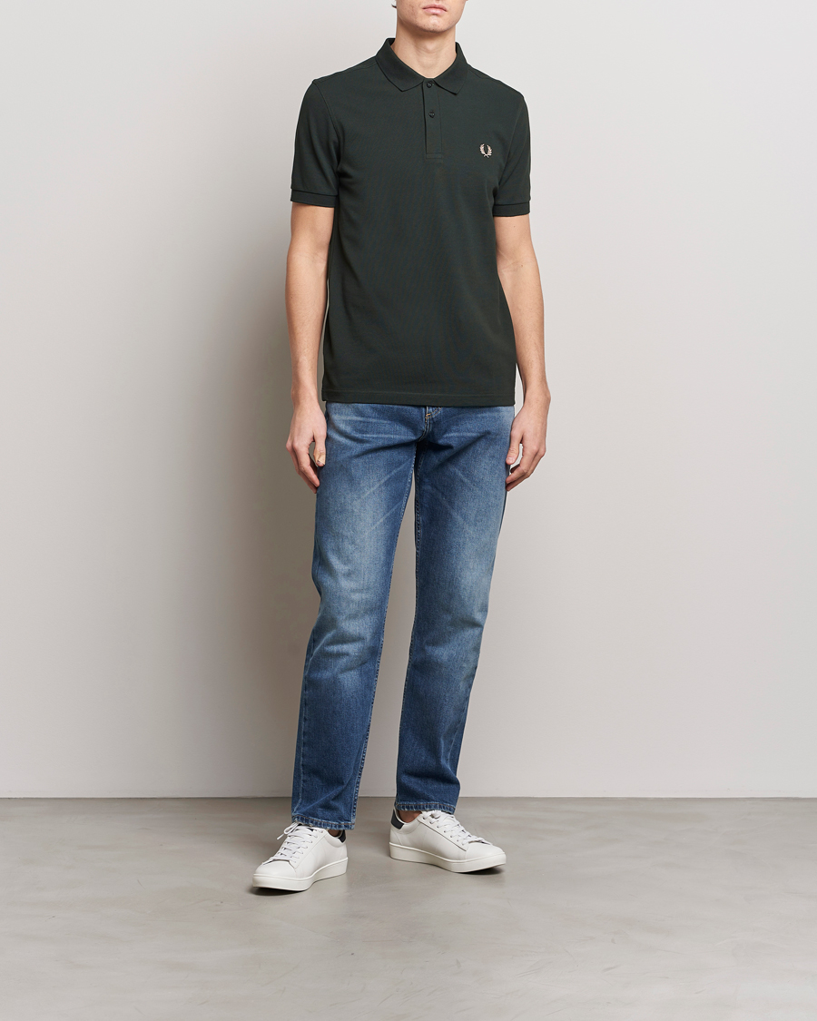 Herre | Polotrøjer | Fred Perry | Plain Polo Shirt Night Green
