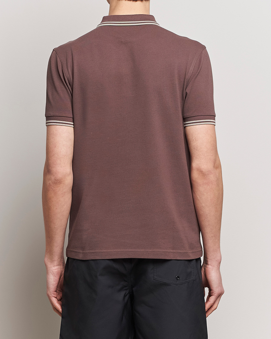 Herre | Polotrøjer | Fred Perry | Twin Tipped Polo Shirt Brick Red
