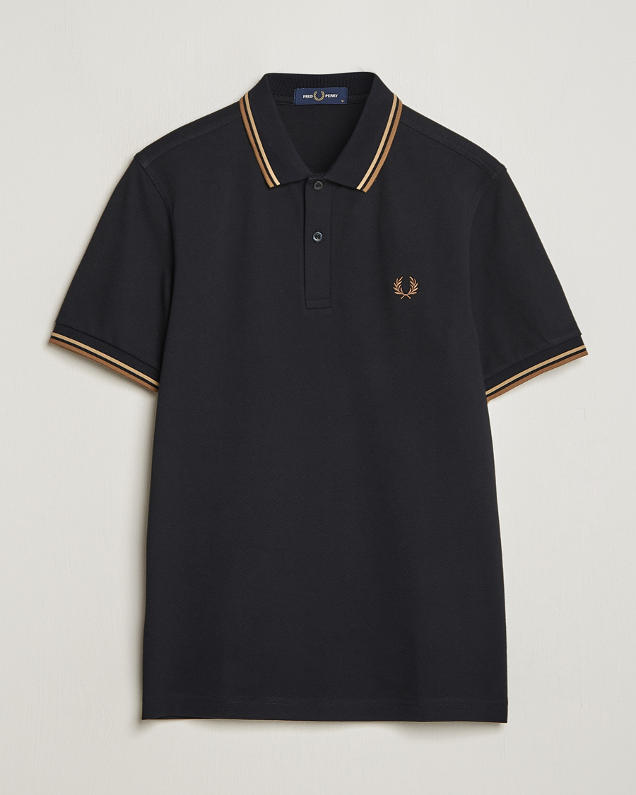 Herre | Polotrøjer | Fred Perry | Twin Tipped Polo Shirt Black